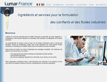 Tablet Screenshot of lumarfrance.com